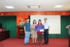 Hỗ trợ 63,7 triệu đồng cho em Lê Nguyễn Anh Thư là học sinh có hoàn cảnh khó khăn đặc biệt, học giỏi.