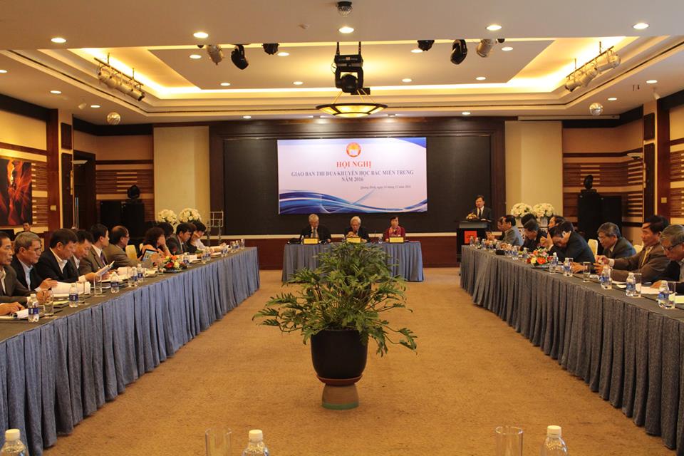 Hội nghị giao ban Thi đua Khuyến học các tỉnh Bắc miền Trung năm 2016