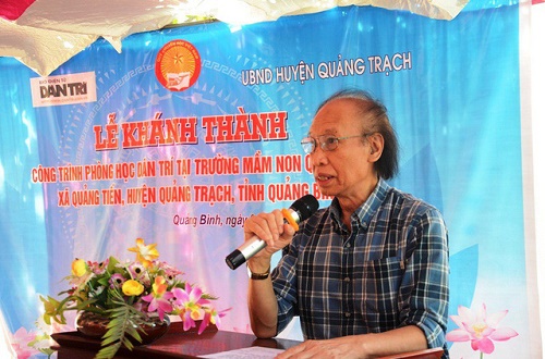 Khánh thành công trình phòng học Dân trí tại Trường Mầm non xã Quảng Tiến, huyện Quảng Trạch, tỉnh Quảng Bình