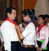 Chủ tịch nước Nguyễn Minh Triết gặp mặt trẻ em có hoàn cảnh đặc biệt nhân ngày Quốc tế thiếu nhi 1- 6